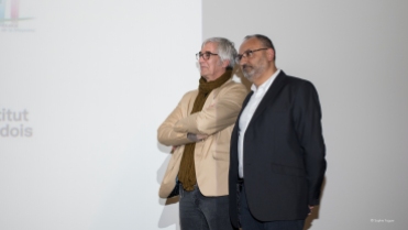 Yannick Lemarié, président d'Atmosphères 53, et Imad Makhzoum, directeur.